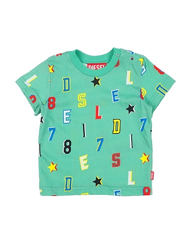 DIESEL T-shirt Green 100% Cotton