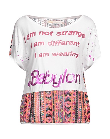 BABYLON T-shirt Rosa 100% Cotone