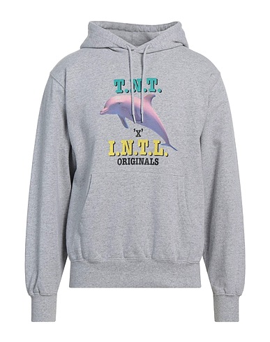 THISISNEVERTHAT Hooded track jacket  Grey 100% Cotton