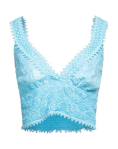 TEMPTATION POSITANO Top Azure 100% Cotton