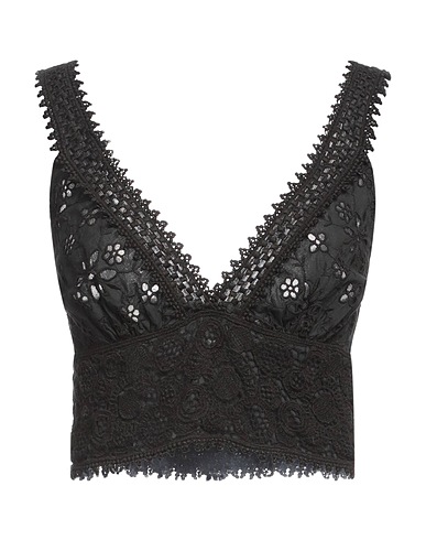 TEMPTATION POSITANO Top Black 100% Cotton