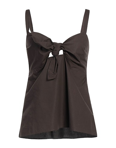 P.A.R.O.S.H. Top Dark brown 100% Cotton