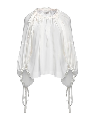 PHAEONIA Top Off white 100% Seta