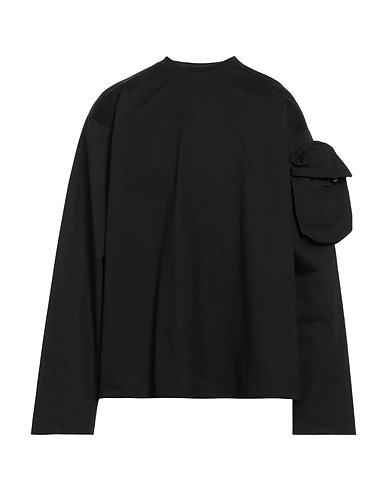 OAMC T-shirt Nero 100% Cotone organico, Cotone, Elastan