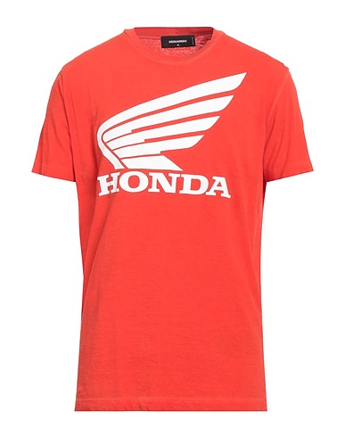 DSQUARED2 T-shirt X HONDA Orange 100% Cotton