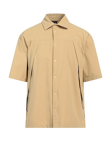 THE NORTH FACE Solid colour shirt Sand 89% Nylon, 11% Elastane
