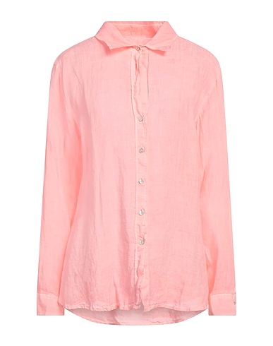 120% LINO Linen shirt Salmon pink 100% Linen