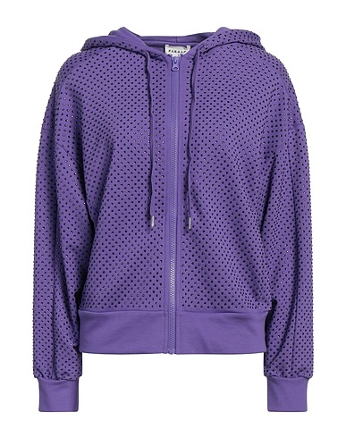 P.A.R.O.S.H. Hooded track jacket  Purple 85% Cotton, 15% Polyester