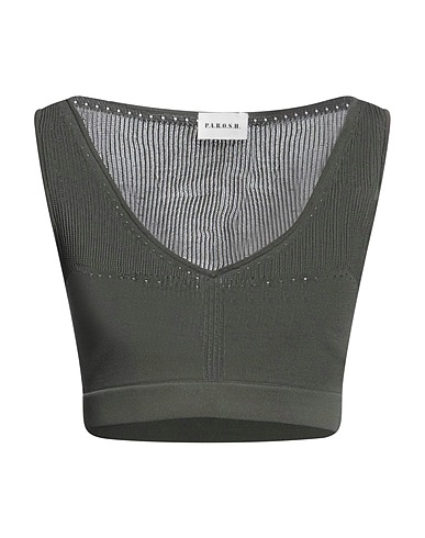 P.A.R.O.S.H. Top Military green 80% Viscose, 20% Polyamide