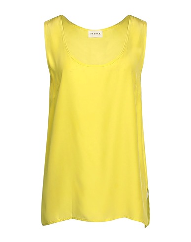 P.A.R.O.S.H. Silk top Yellow 100% Silk