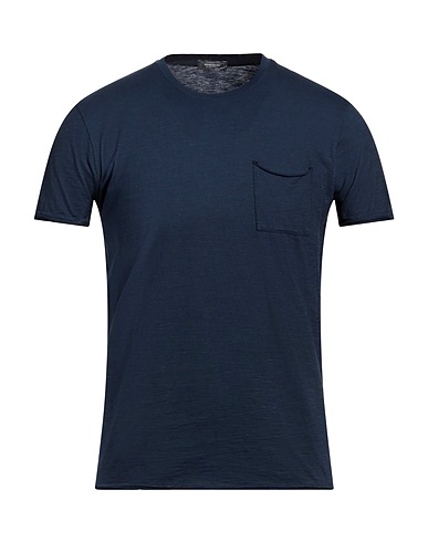 ROSSOPURO Basic T-Shirt Midnight blue 100% Cotton