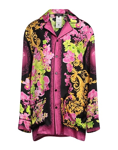 VERSACE Floral shirts & blouses Fuchsia 100% Silk