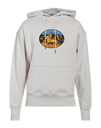 DAILY PAPER Hooded track jacket  Off white 100% Cotton