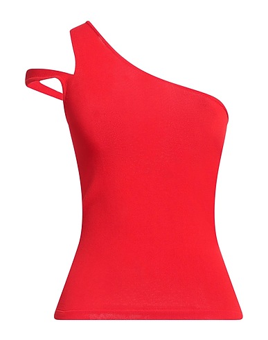 BCBGMAXAZRIA Top Rosso 80% Viscosa, 20% Nylon