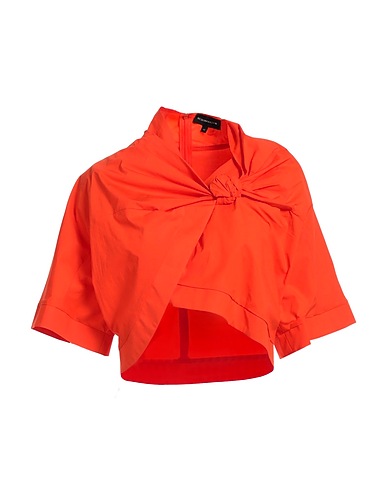 BCBGMAXAZRIA Top Orange 97% Cotton, 3% Elastane
