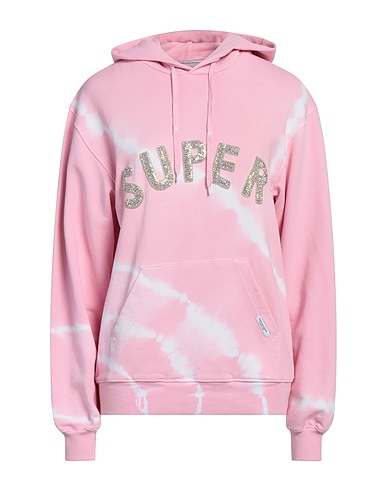 FORTE DEI MARMI COUTURE Hooded track jacket  Pink 100% Cotton