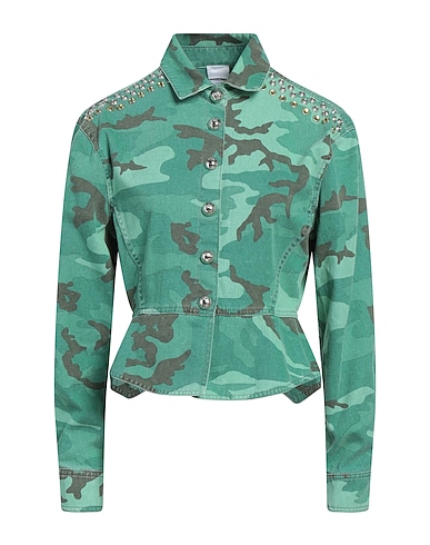 PINKO Джинсовая рубашка 100% Хлопок, Медь, Стекло