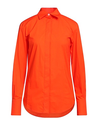 BCBGMAXAZRIA Hemden und Blusen einfarbig Orange 97% Baumwolle, 3% Elastan