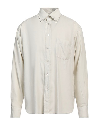 TOM FORD Camicia tinta unita Grigio chiaro 100% Lyocell