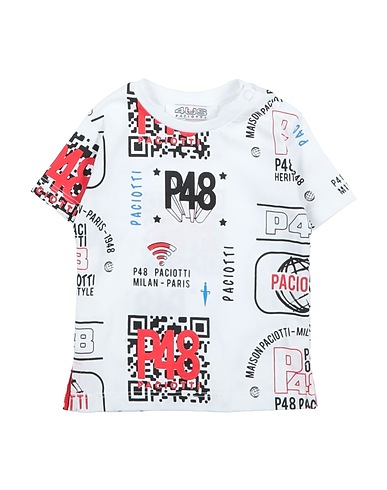PACIOTTI 4US T-shirt White 100% Cotton