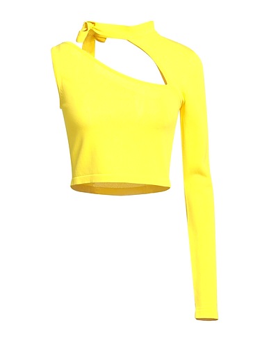 BCBGMAXAZRIA Top Gelb 80% Viskose, 20% Nylon