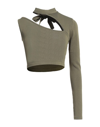 BCBGMAXAZRIA Top Verde militare 80% Viscosa, 20% Nylon