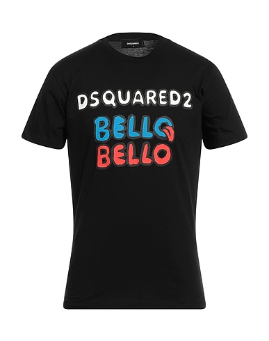 DSQUARED2 T-Shirt Schwarz 100% Baumwolle