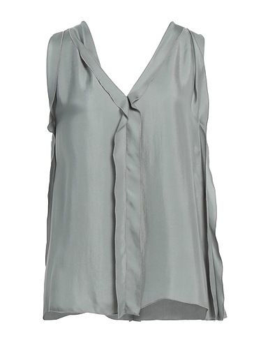 ALYSI Silk top Khaki 100% Silk