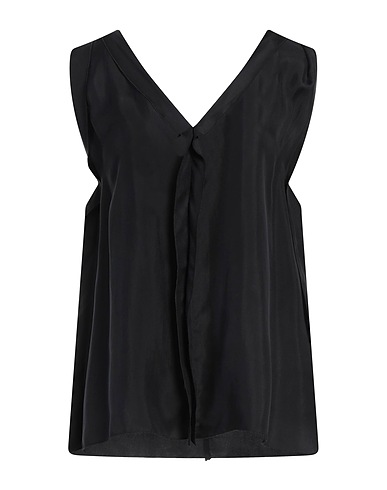 ALYSI Top Nero 100% Seta