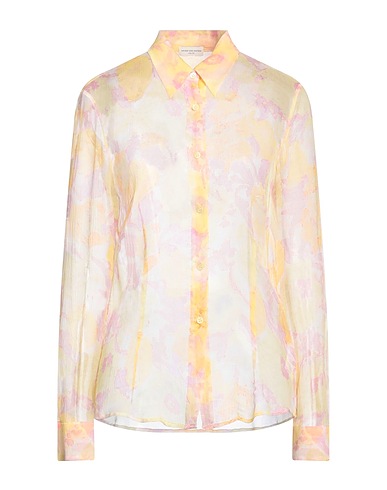 DRIES VAN NOTEN Floral shirts & blouses Yellow 100% Silk