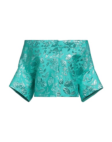 P.A.R.O.S.H. Blazer Turquoise 63% Polyester, 23% Polyamide, 14% Metallic fiber