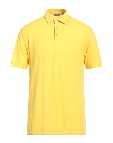 ZANONE Poloshirt BY SLOWEAR Gelb 100% Baumwolle