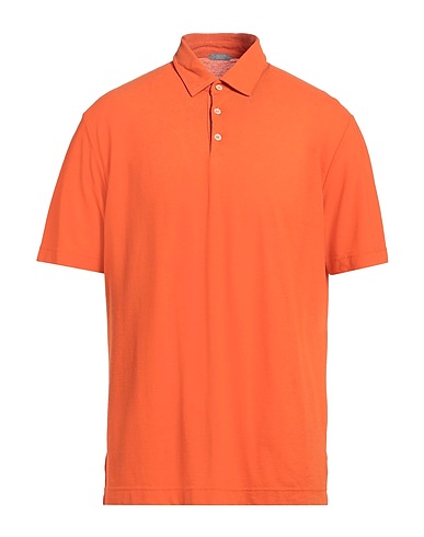ZANONE Polo shirt BY SLOWEAR Orange 100% Cotton