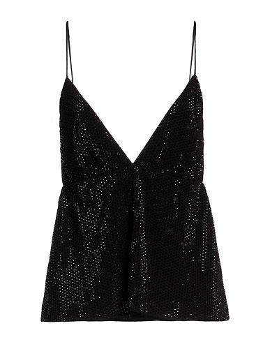 DSQUARED2 Camisole Nero 100% Viscosa, Vetro
