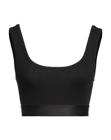 STELLA McCARTNEY Top Black 94% Polyamide, 6% Elastane