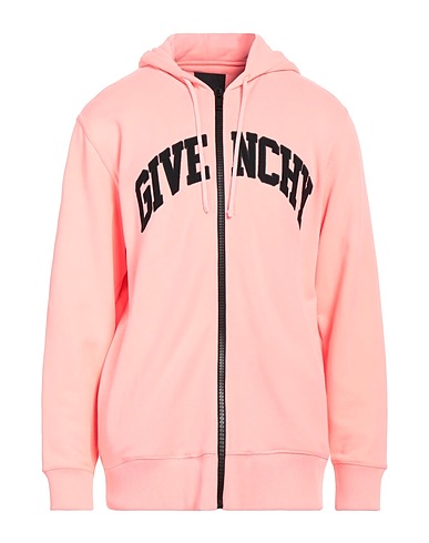 GIVENCHY Hooded track jacket  Coral 100% Cotton