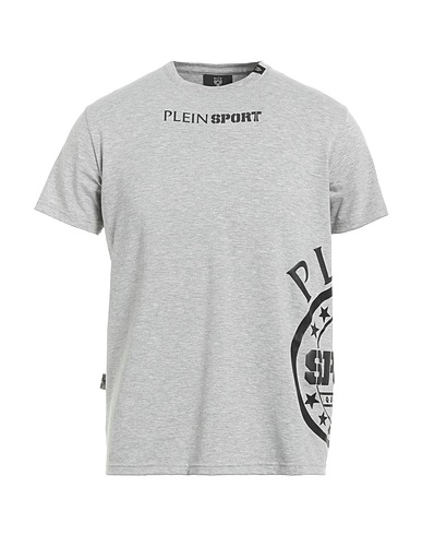 PLEIN SPORT T-Shirt Grau 95% Baumwolle, 5% Elastan