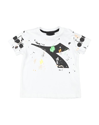 DIADORA T-shirt White 100% Cotton