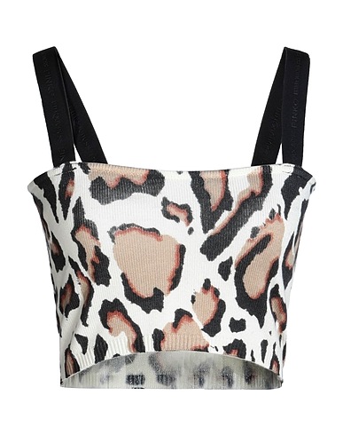 PINKO Top Ivory 45% Polyamide, 30% Wool, 25% Acrylic