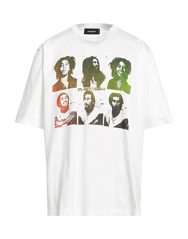 DSQUARED2 T-shirt Bianco 100% Cotone