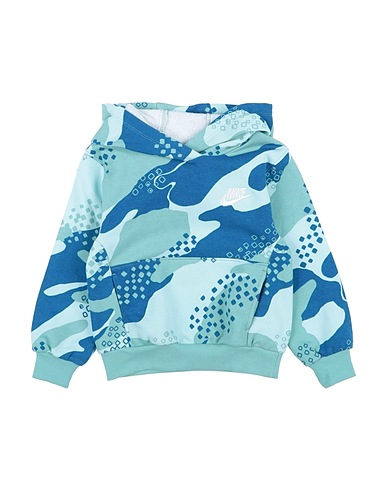 NIKE Sweatshirt B NSW CLUB CAMO PO
 Light green 60% Cotton, 40% Polyester
