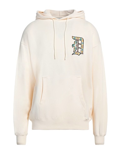 DRÔLE DE MONSIEUR Hooded sweatshirt Cream 100% Cotton