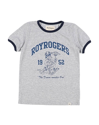 ROŸ ROGER'S T-shirt Light grey 100% Cotton