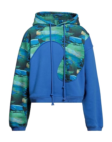 ERL Sweat-shirt Bleu 61% Coton, 37% Polyester, 2% Élasthanne