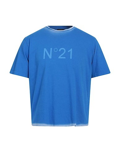 N°21 T-Shirt Azurblau 100% Baumwolle