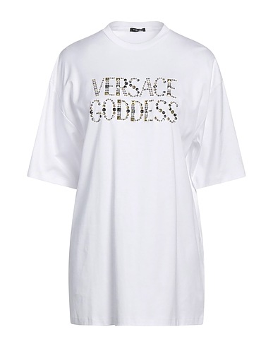 VERSACE T-shirt 100% Cotton, Metal, Glass
