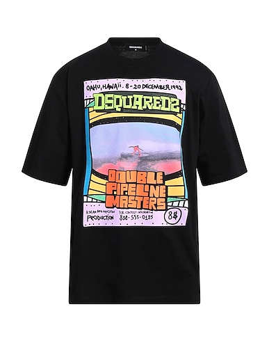 DSQUARED2 T-shirt Black 100% Cotton