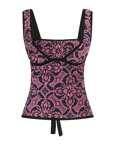 MARINE SERRE Top Fucsia 100% Cotone