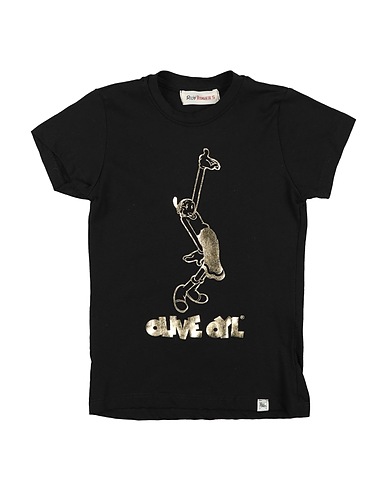 ROŸ ROGER'S T-shirt Black 100% Cotton