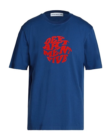 DEPARTMENT 5 T-shirt Blue 100% Cotton